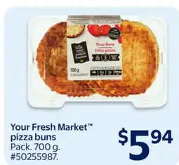 Walmart Your Fresh Market Pizza Buns offer