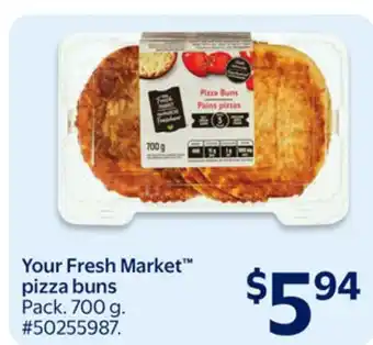 Walmart Your Fresh Market Pizza Buns offer