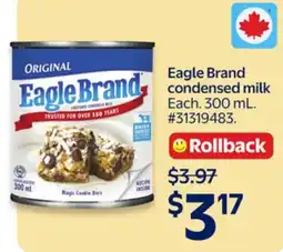 Walmart Eagle Brand condensed milk offer