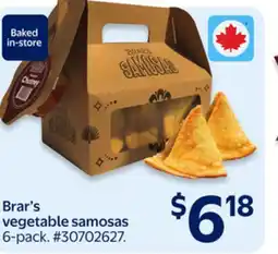 Walmart Brar's vegetable samosas offer