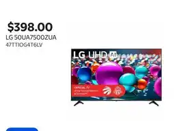 Walmart LG 50UA7500ZUA offer