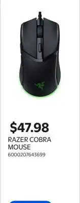 Walmart RAZER COBRA MOUSE offer