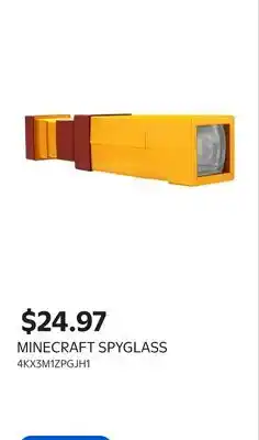 Walmart MINECRAFT SPYGLASS offer