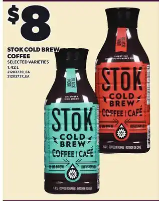 Loblaws STOK COLD BREW COFFEE offer