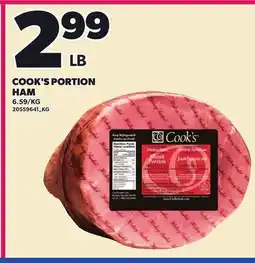 Loblaws COOK'S PORTION HAM offer