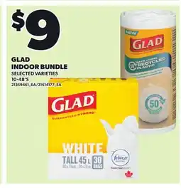 Loblaws GLAD INDOOR BUNDLE, 10-48'S offer