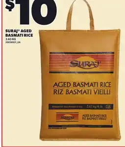 Loblaws SURAJ AGED BASMATI RICE offer