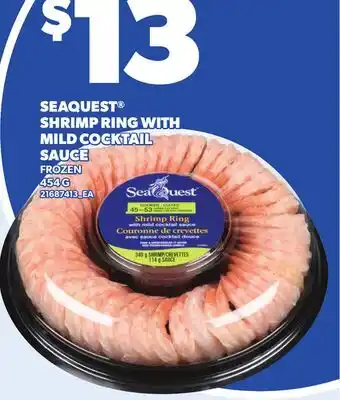 Loblaws SEAQUEST SHRIMP RING WITH MILD COCKTAIL SAUCE offer