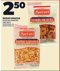 Loblaws SURATI SNACKS, 250/341 G offer
