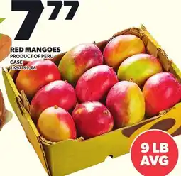 Loblaws RED MANGOES, 9 LB AVG offer