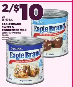 Loblaws EAGLE BRAND SWEET & CONDENSED MILK offer