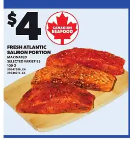 Loblaws FRESH ATLANTIC SALMON PORTION offer
