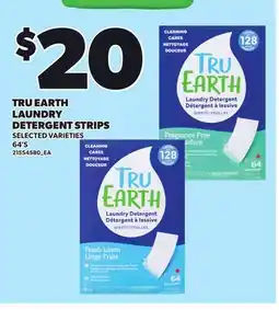 Loblaws TRU EARTH LAUNDRY DETERGENT STRIPS, 64'S offer