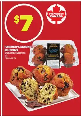 Loblaws FARMER'S MARKET MUFFINS, 6'S offer