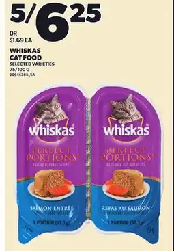 Loblaws WHISKAS CAT FOOD, 75/100 G offer