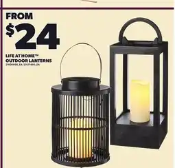 Loblaws LIFE AT HOME OUTDOOR LANTERNS offer