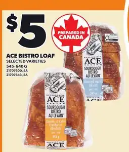 Loblaws ACE BISTRO LOAF offer