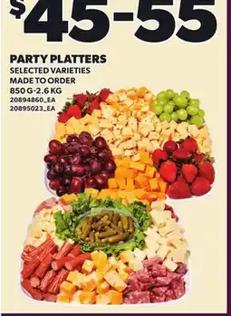 Loblaws PARTY PLATTERS, 850 G-2.6 KG offer