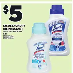 Loblaws LYSOL LAUNDRY DISINFECTANT offer