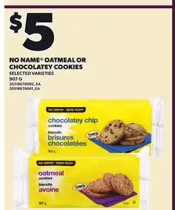 Loblaws NO NAME OATMEAL OR CHOCOLATEY COOKIES offer