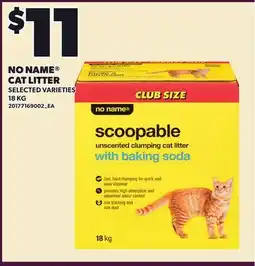Loblaws NO NAME CAT LITTER offer