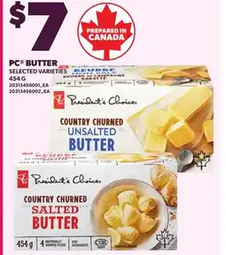 Loblaws PC BUTTER offer