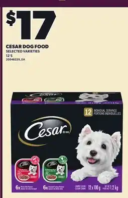 Loblaws CESAR DOG FOOD, 12'S offer