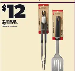 Loblaws PC BBQ TOOLS STAINLESS STEEL offer