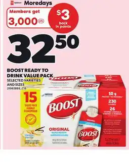 Loblaws BOOST READY TO DRINK VALUE PACK offer