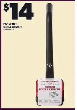 Loblaws PC 3-IN-1 GRILL BRUSH offer