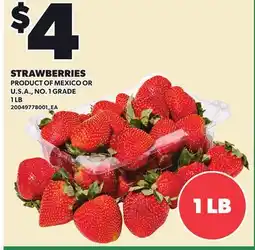 Loblaws STRAWBERRIES, 1 LB offer
