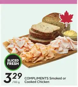 Sobeys COMPLIMENTS Smoked or Cooked Chicken offer
