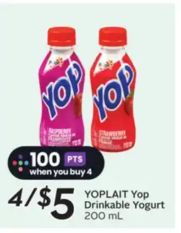 Sobeys YOPLAIT Yop Drinkable Yogurt offer