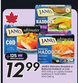 Sobeys JANES Ultimates Breaded or Battered Haddock or Cod offer