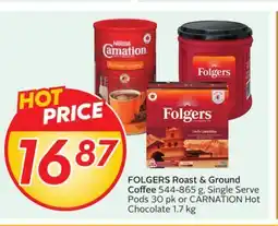 Sobeys FOLGERS Roast & Ground Coffee offer