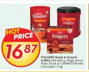 Sobeys FOLGERS Roast & Ground Coffee offer