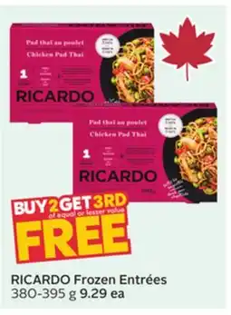 Sobeys RICARDO Frozen Entrées offer