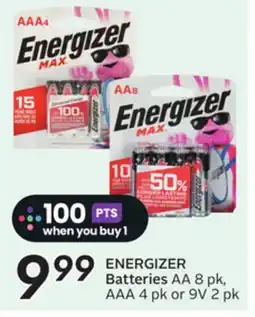 Sobeys ENERGIZER Batteries offer