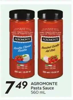 Sobeys AGROMONTE Pasta Sauce offer