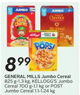 Sobeys GENERAL MILLS Jumbo Cereal offer