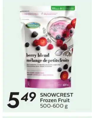 Sobeys SNOWCREST Frozen Fruit offer