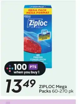 Sobeys ZIPLOC Mega Packs offer