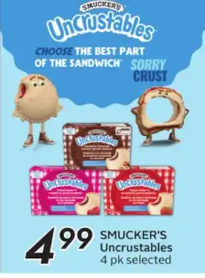 Sobeys SMUCKER'S Uncrustables offer