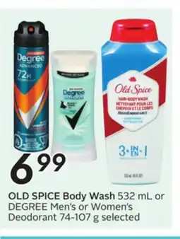 Sobeys OLD SPICE Body Wash offer