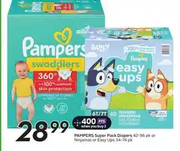 Sobeys PAMPERS Super Pack Diapers offer