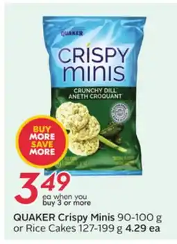 Sobeys QUAKER Crispy Minis offer