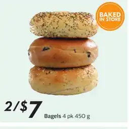 Sobeys Bagels offer