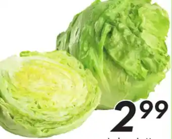 Sobeys Iceberg Lettuce offer