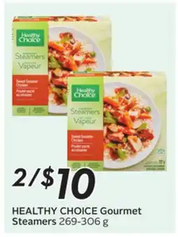 Sobeys HEALTHY CHOICE Gourmet Steamers offer