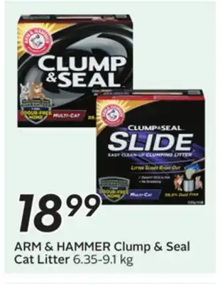 Sobeys ARM & HAMMER Clump & Seal Cat Litter offer